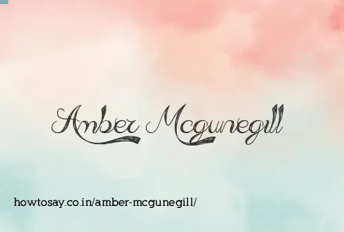 Amber Mcgunegill