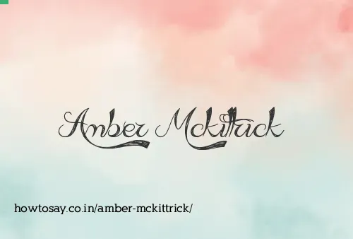 Amber Mckittrick
