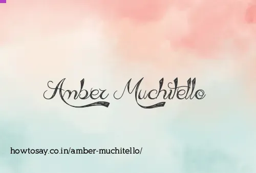 Amber Muchitello