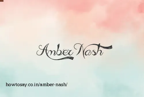 Amber Nash