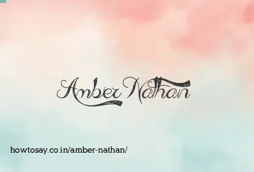 Amber Nathan