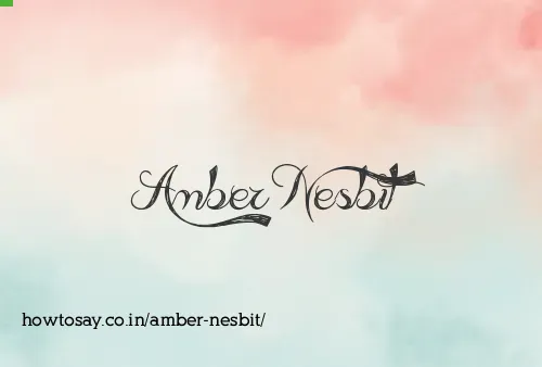 Amber Nesbit