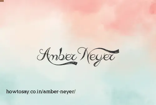 Amber Neyer