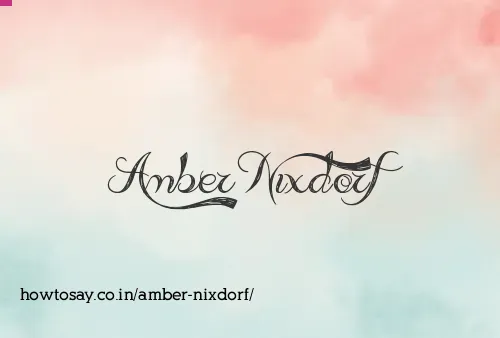 Amber Nixdorf