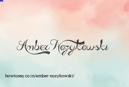 Amber Nozykowski