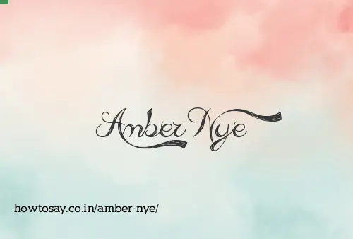 Amber Nye