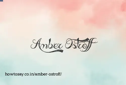 Amber Ostroff