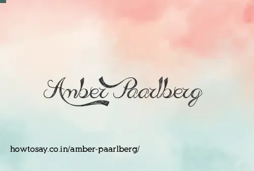 Amber Paarlberg