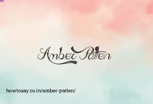 Amber Patten