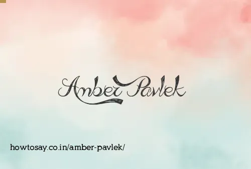 Amber Pavlek