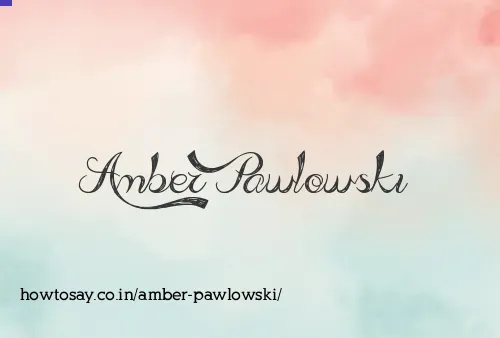 Amber Pawlowski