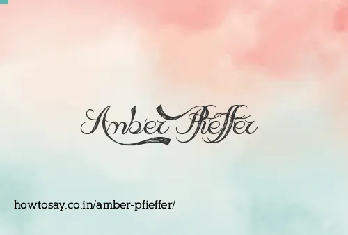 Amber Pfieffer