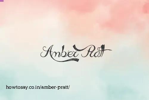 Amber Pratt
