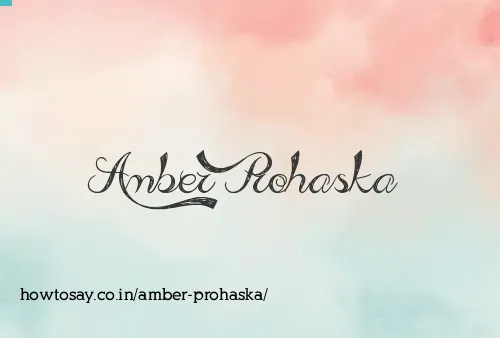 Amber Prohaska
