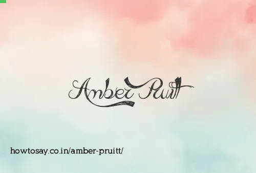 Amber Pruitt