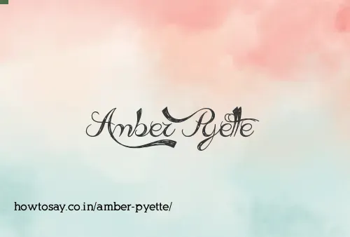Amber Pyette