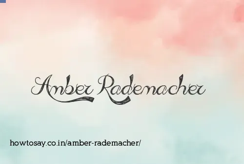 Amber Rademacher
