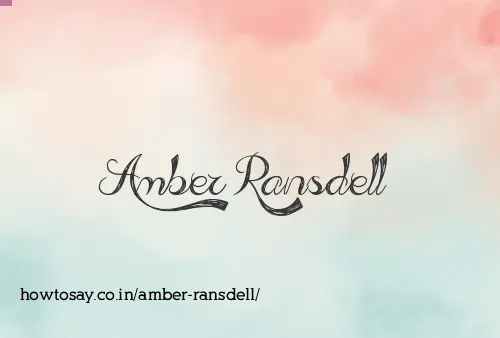 Amber Ransdell