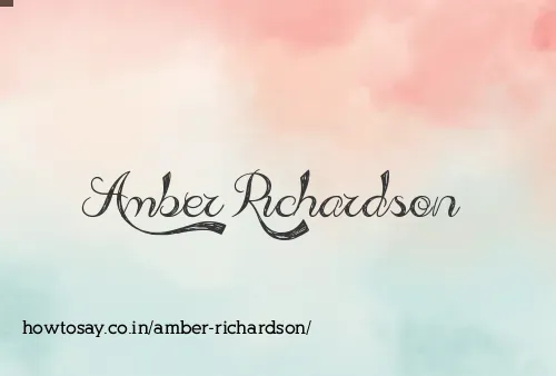 Amber Richardson