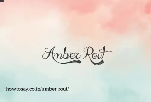 Amber Rout
