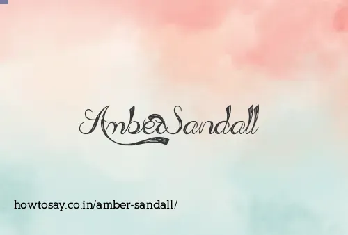 Amber Sandall