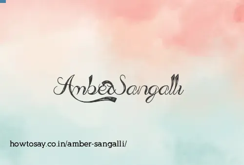Amber Sangalli