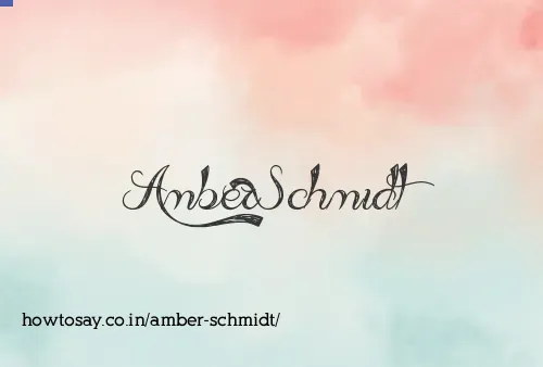 Amber Schmidt