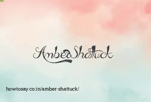 Amber Shattuck