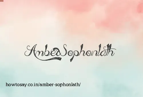 Amber Sophonlath