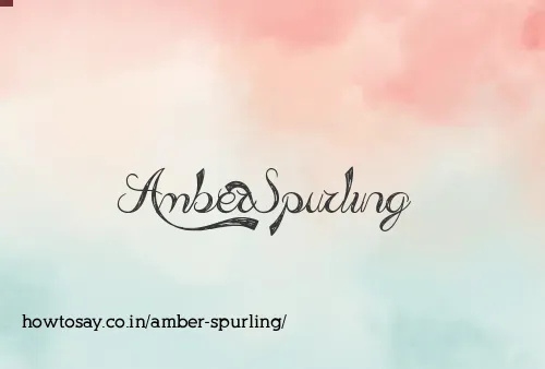 Amber Spurling