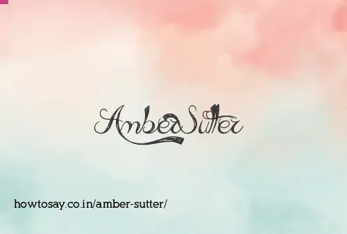 Amber Sutter