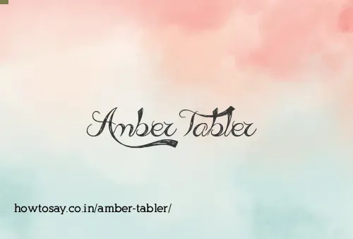 Amber Tabler