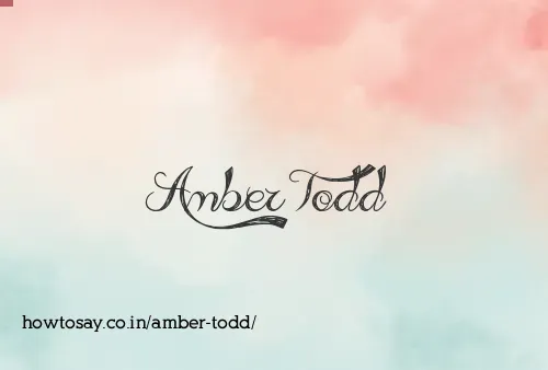 Amber Todd