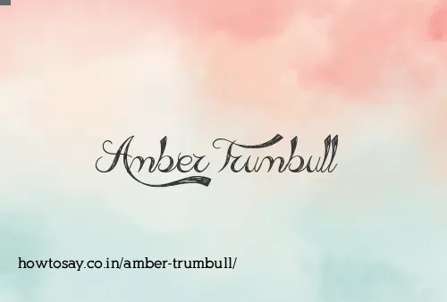 Amber Trumbull