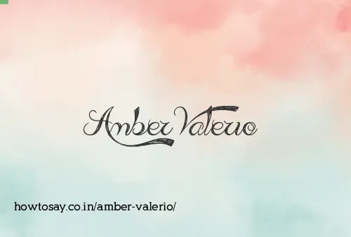 Amber Valerio