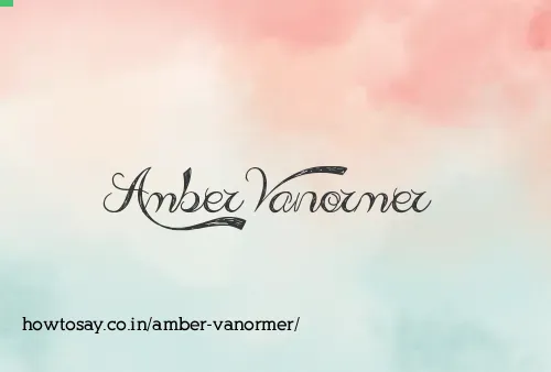 Amber Vanormer