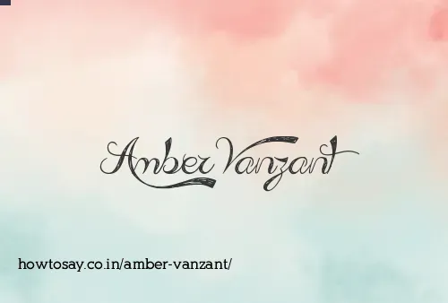 Amber Vanzant