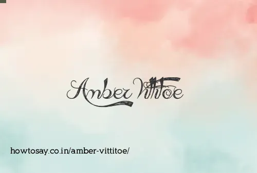 Amber Vittitoe