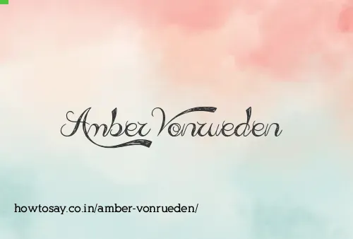 Amber Vonrueden