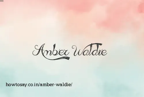 Amber Waldie
