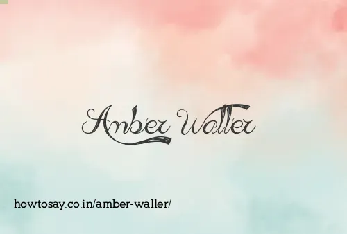 Amber Waller