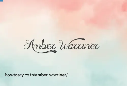 Amber Warriner