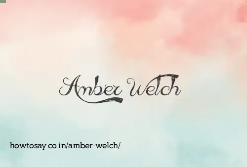 Amber Welch