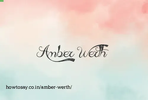 Amber Werth