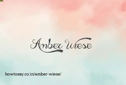 Amber Wiese