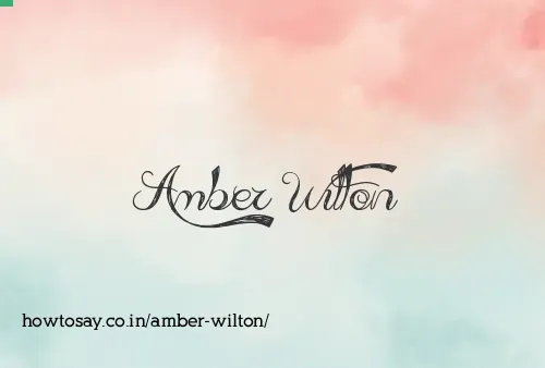 Amber Wilton