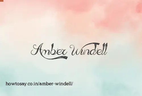 Amber Windell