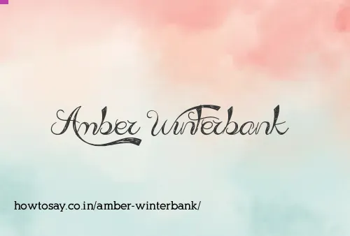 Amber Winterbank