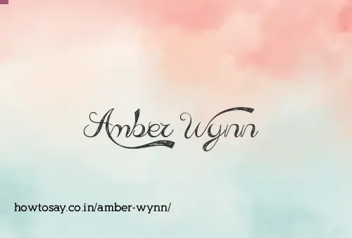 Amber Wynn