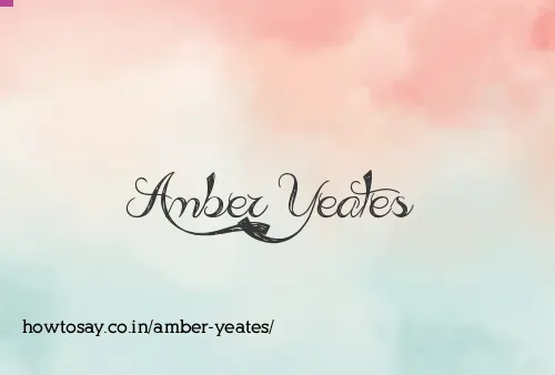 Amber Yeates